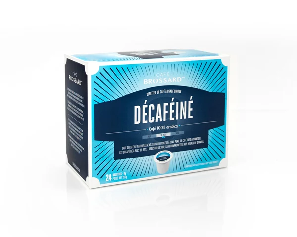 Café Brossard - Dosettes 2.0 Décaféiné (24 unités)