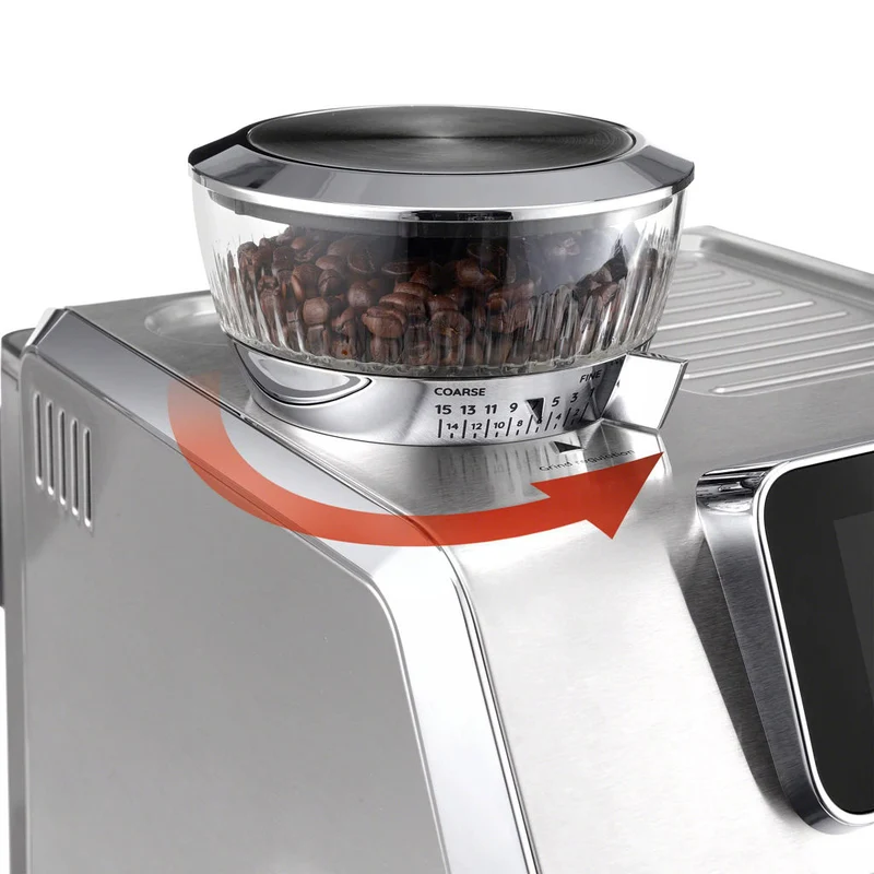 De'Longhi La Specialista Touch : machine à espresso avec moulin intégré, écran tactile, infusion à froid, porte-filtre 51 mm