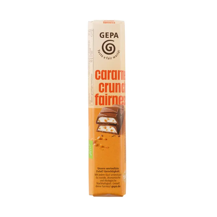 Bio Fairetta Lait entier Caramel-Crunch - GEPA