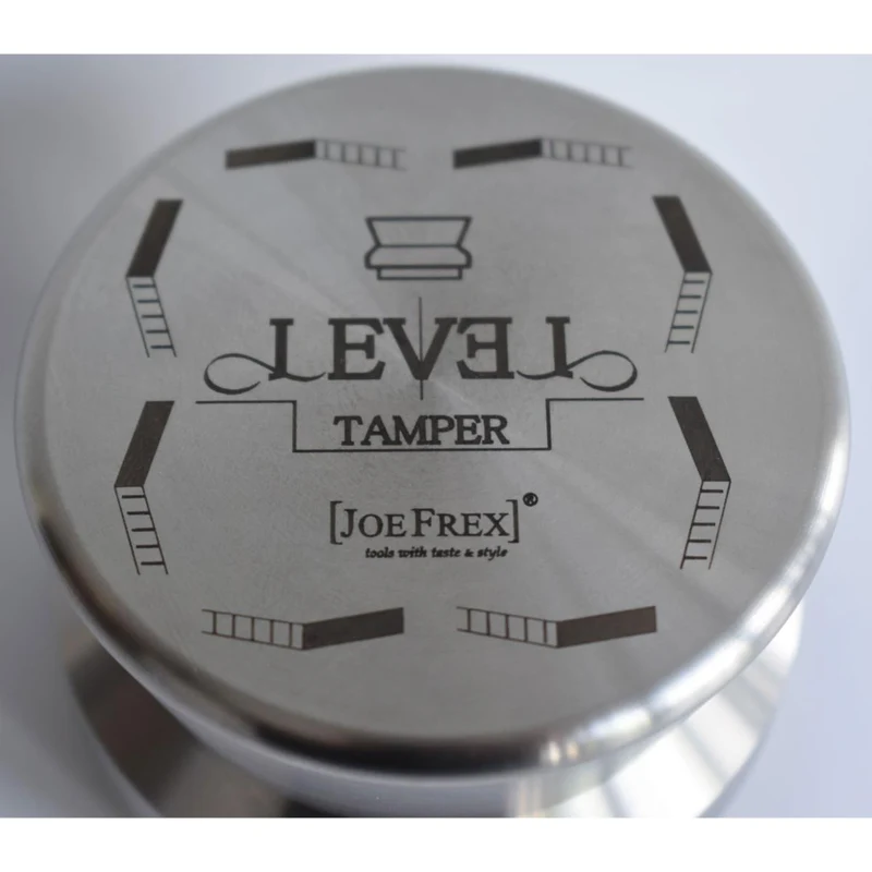 Level Tamper réglable Inox et Alu - ø51mm au ø58mm | JoeFrex