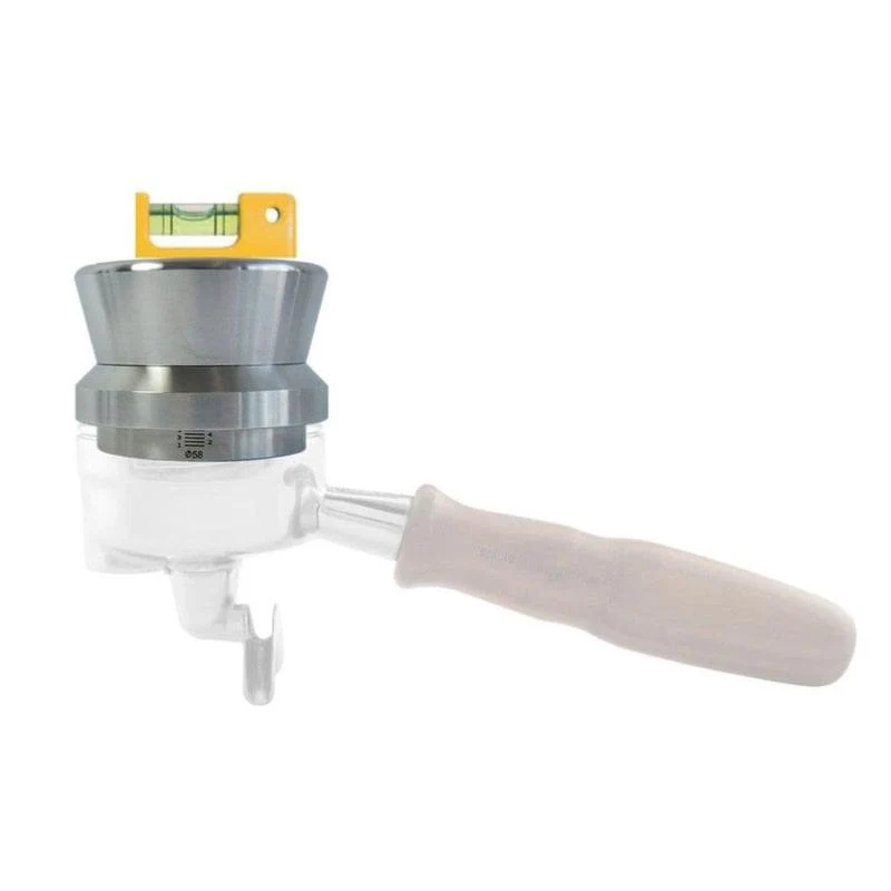 Level Tamper réglable Inox et Alu - ø51mm au ø58mm | JoeFrex