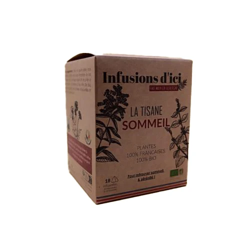 La Tisane BIO Sommeil - 18 sachets | Infusions d'Ici
