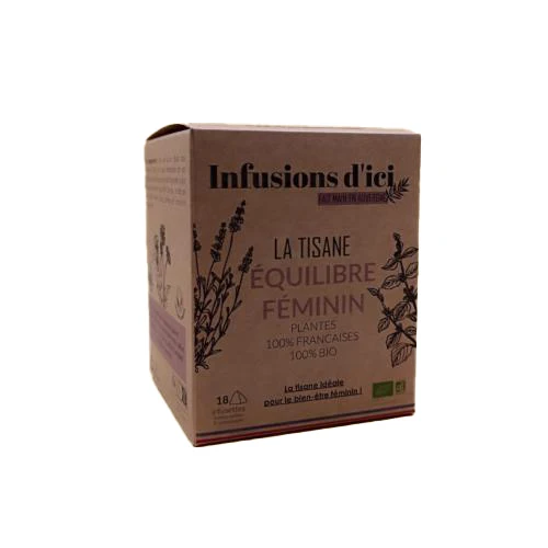 La Tisane BIO Equilibre Féminin - 18 sachets | Infusions d'Ici
