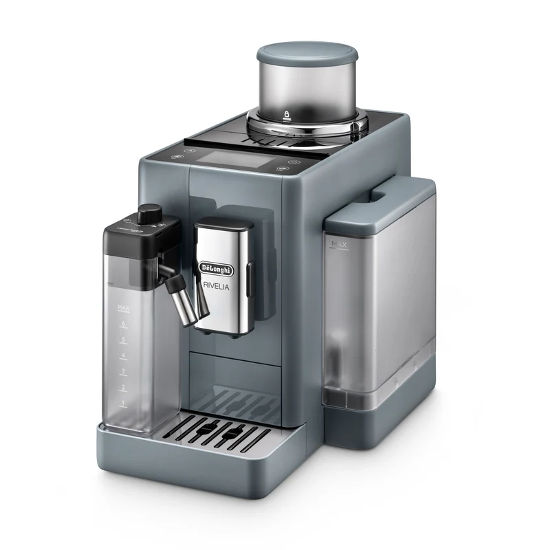 DeLonghi Rivelia – Machine à espresso automatique avec double trémie Bean Switch (250 g x2)