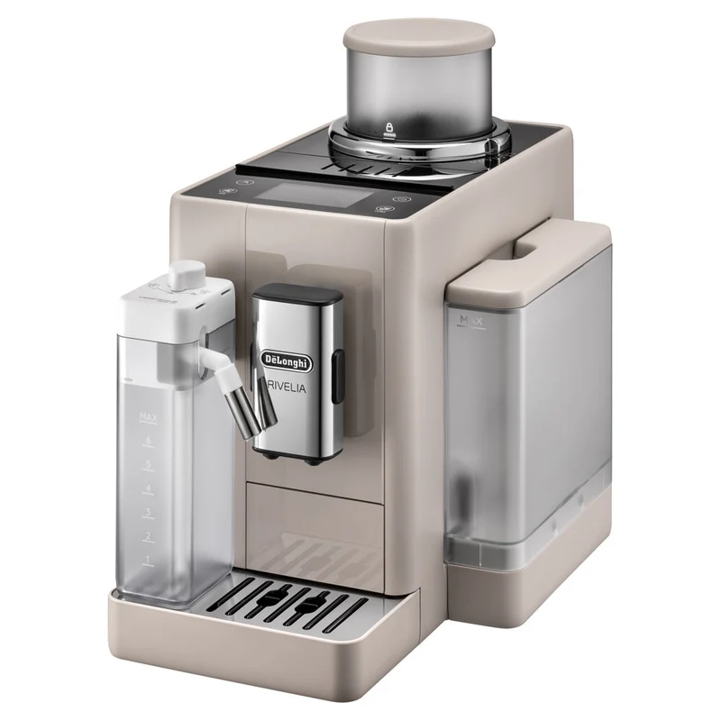 DeLonghi Rivelia – Machine à espresso automatique avec double trémie Bean Switch (250 g x2)
