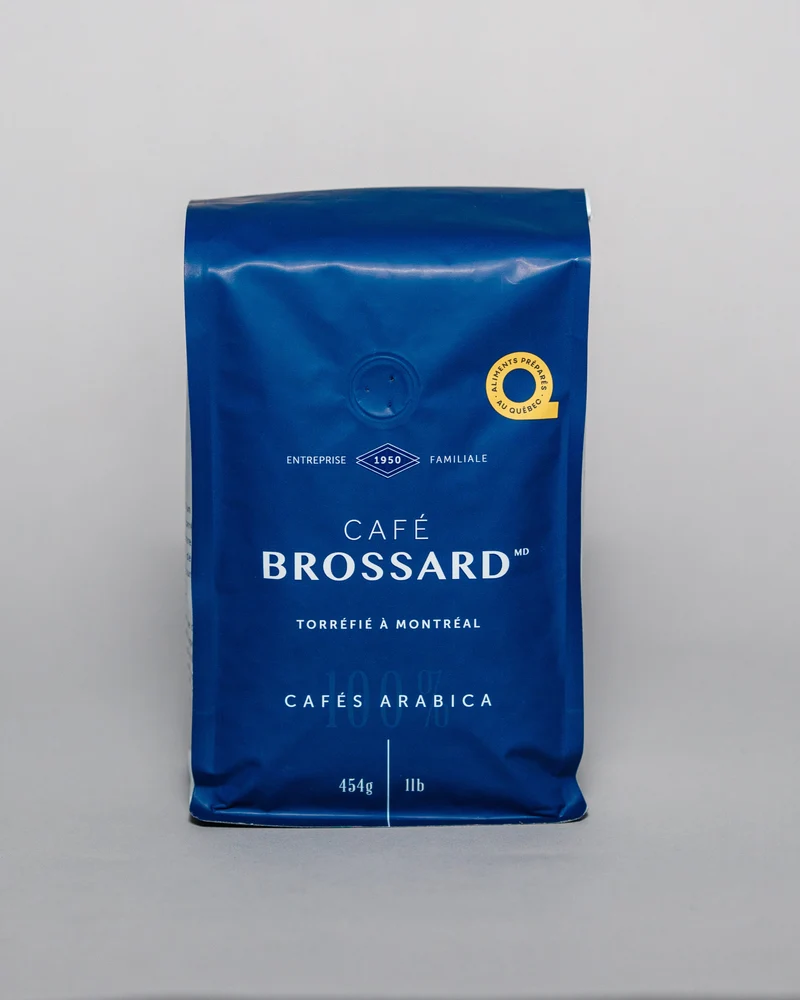 Café Brossard - Arabica Brésil Java-Moka noir (1 lb)
