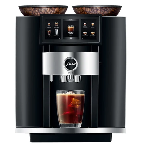 Jura GIGA 10 : machine à café automatique haut de gamme, double broyeur céramique, Cold Extraction Process