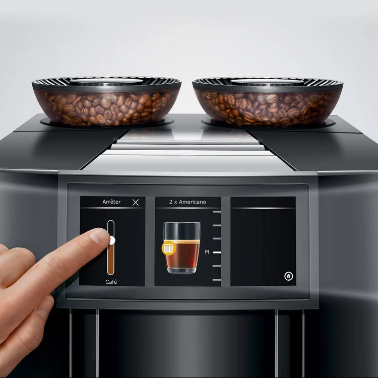 Jura GIGA 10 : machine à café automatique haut de gamme, double broyeur céramique, Cold Extraction Process