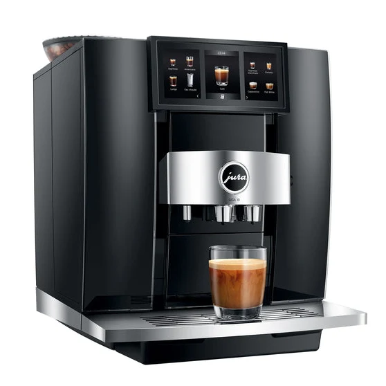 Jura GIGA 10 : machine à café automatique haut de gamme, double broyeur céramique, Cold Extraction Process