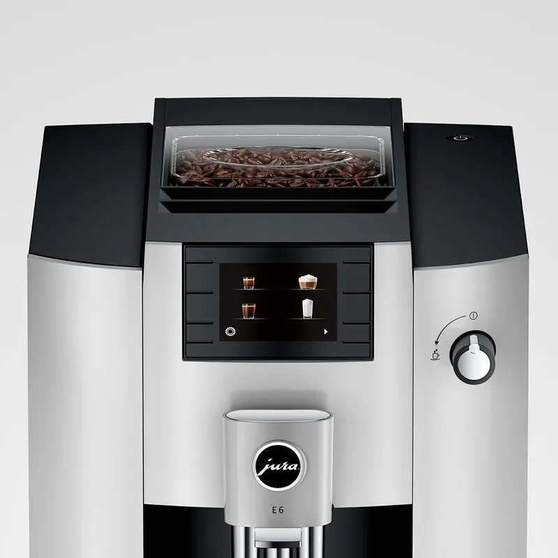 Jura E6 — Machine à espresso automatique avec broyeur professionnel et Easy Cappuccino