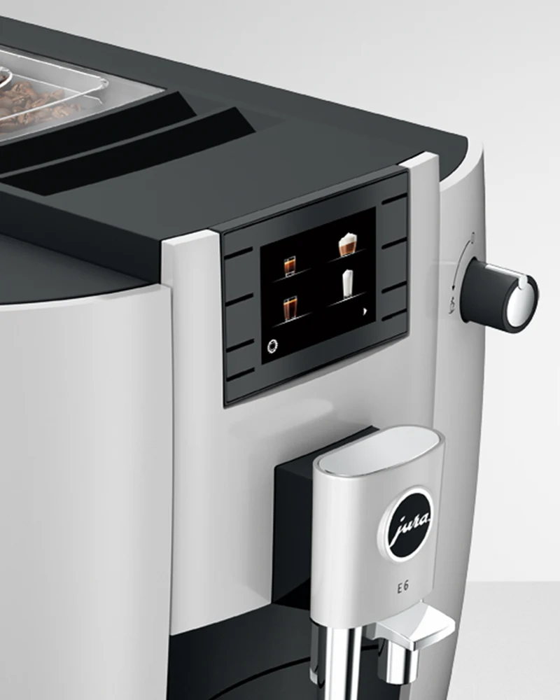 Jura E6 — Machine à espresso automatique avec broyeur professionnel et Easy Cappuccino
