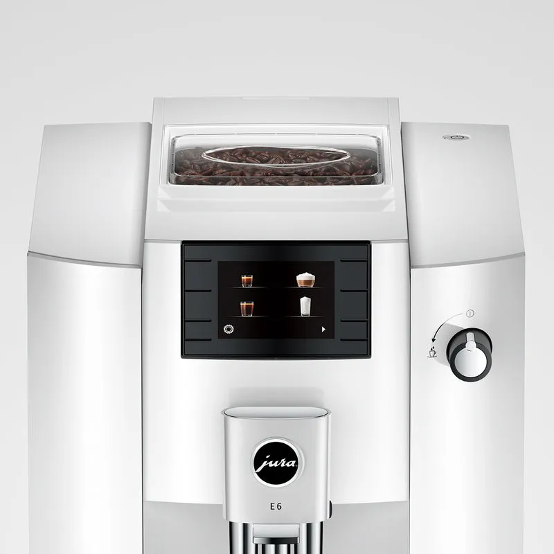 Jura E6 — Machine à espresso automatique avec broyeur professionnel et Easy Cappuccino