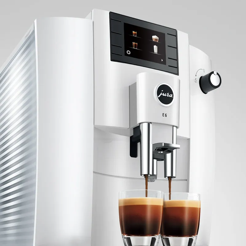 Jura E6 — Machine à espresso automatique avec broyeur professionnel et Easy Cappuccino