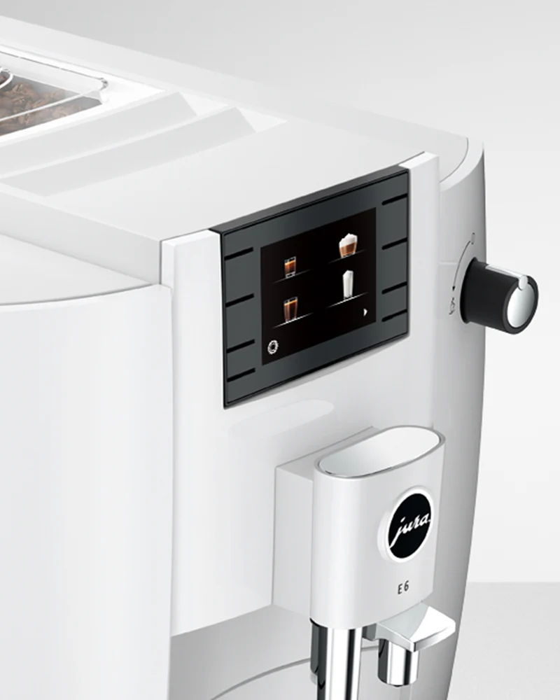 Jura E6 — Machine à espresso automatique avec broyeur professionnel et Easy Cappuccino
