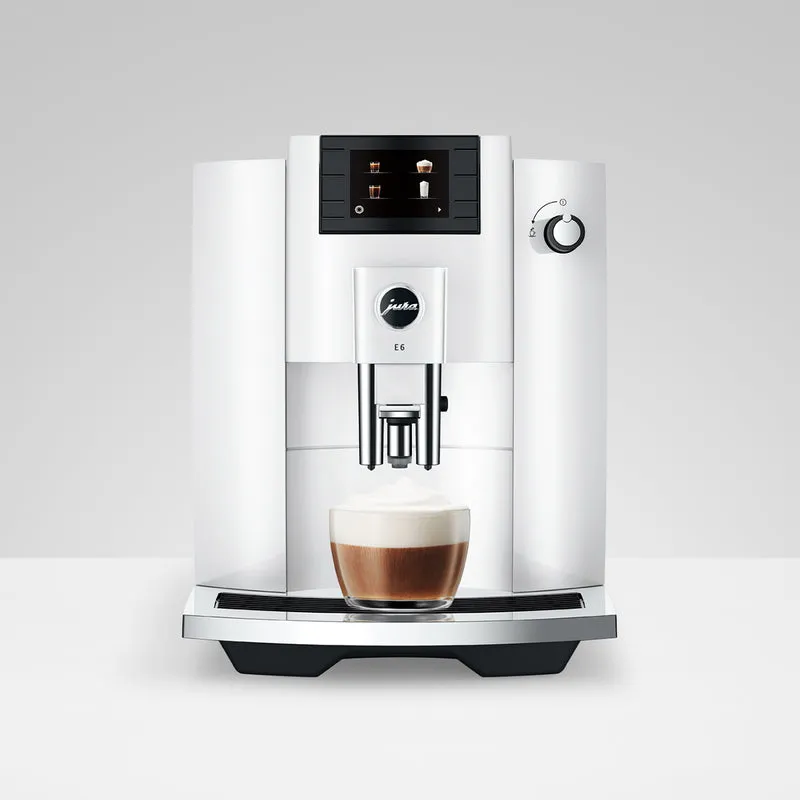 Jura E6 — Machine à espresso automatique avec broyeur professionnel et Easy Cappuccino