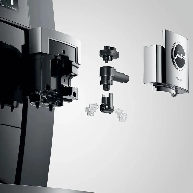 Jura GIGA X8 : machine à café automatique professionnelle, double broyeur céramique, double écoulement