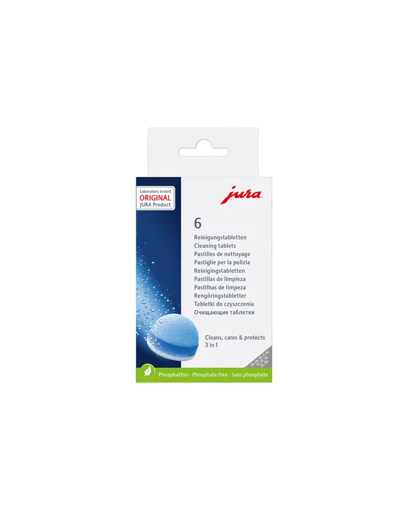 Jura - Pastille Nettoyante 3 phases (6 unités)