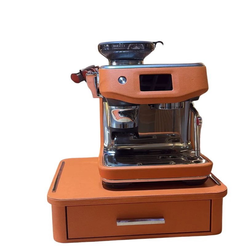 Sage Coffee Machine & Vinchento Organizer - Customized Leather (Pre-Order)