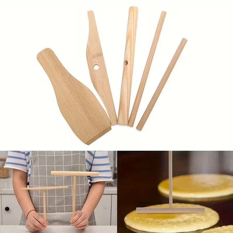 RBrands 3 piece set Wood Crepe Tools