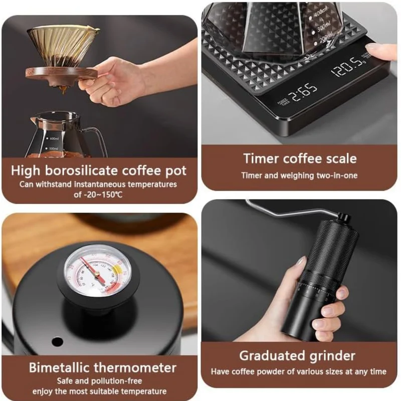 Barista Space Pour Over Coffee Set (10-Piece)