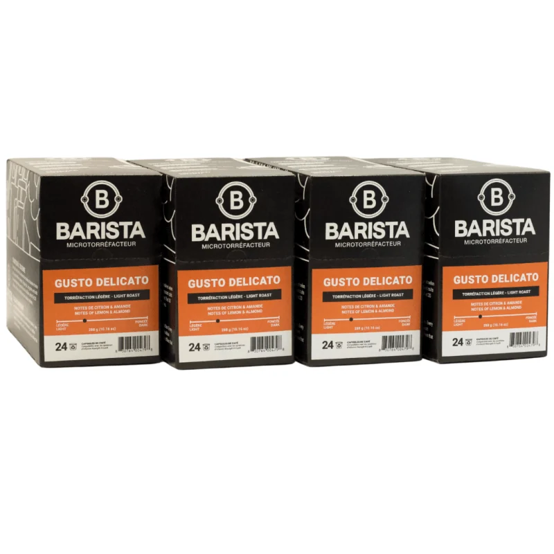 Caisse de capsules Gusto Delicato compatibles K-Cup®* (4 boîtes X 24 K-Cups)