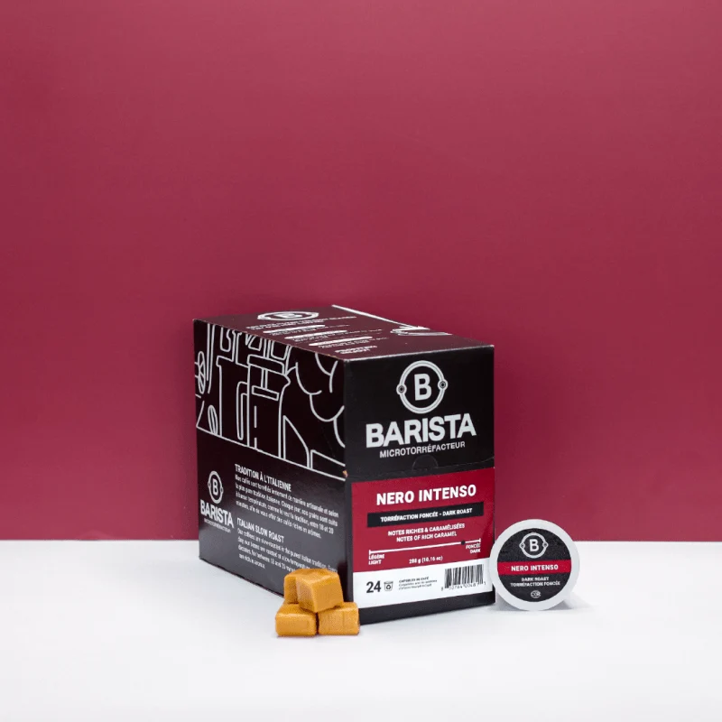 Boîte de 24 capsules compatibles K-Cup®* Nero Intenso