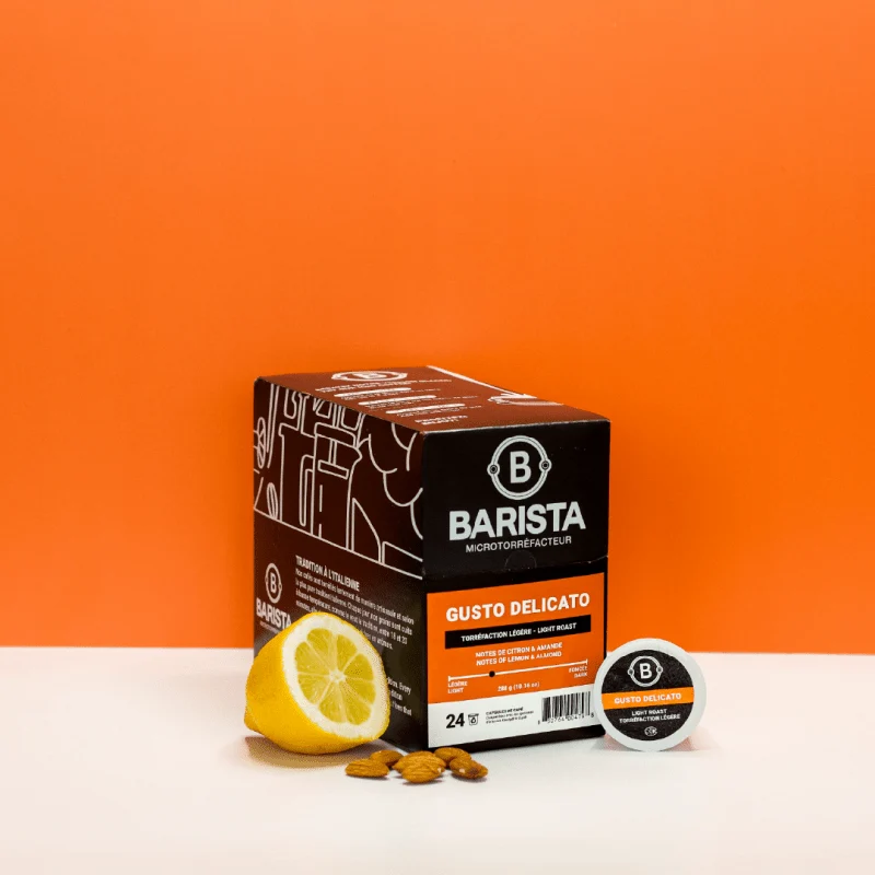 Boîte de 24 capsules compatibles K-Cup®* Gusto Delicato