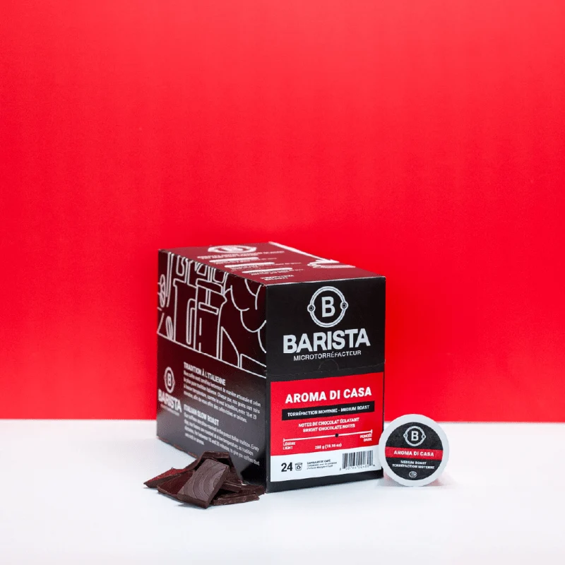 Boîte de 24 capsules compatibles K-Cup®* Aroma di Casa