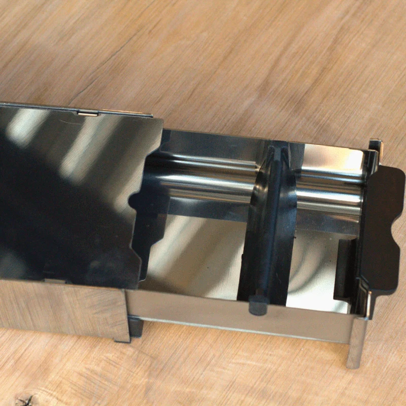 Eureka Mignon knock box à tiroir en acier inoxydable