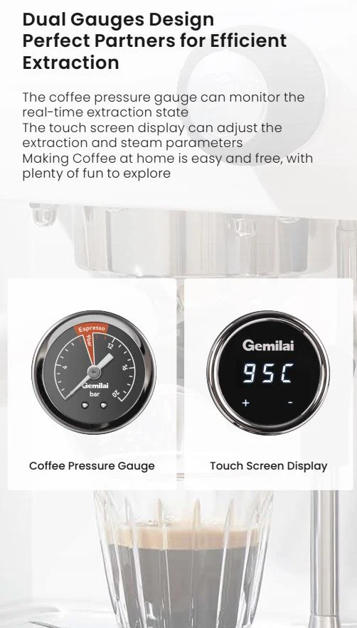 AREZZO Dual Boiler Home Espresso Machine
