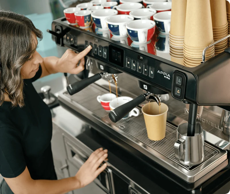 Appia Viva XT Red Garnet 2 Group | Professional Espresso Machine
