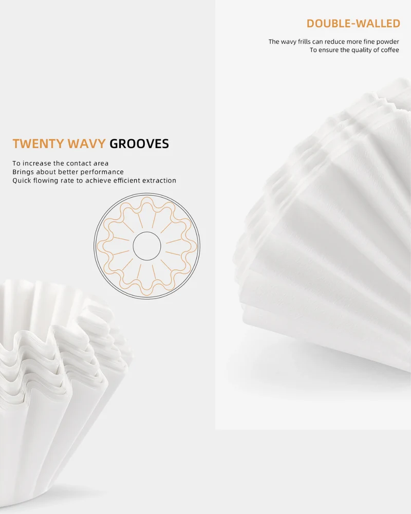 Cake-Shaped Coffee Filter Paper By MHW-3BOMBER