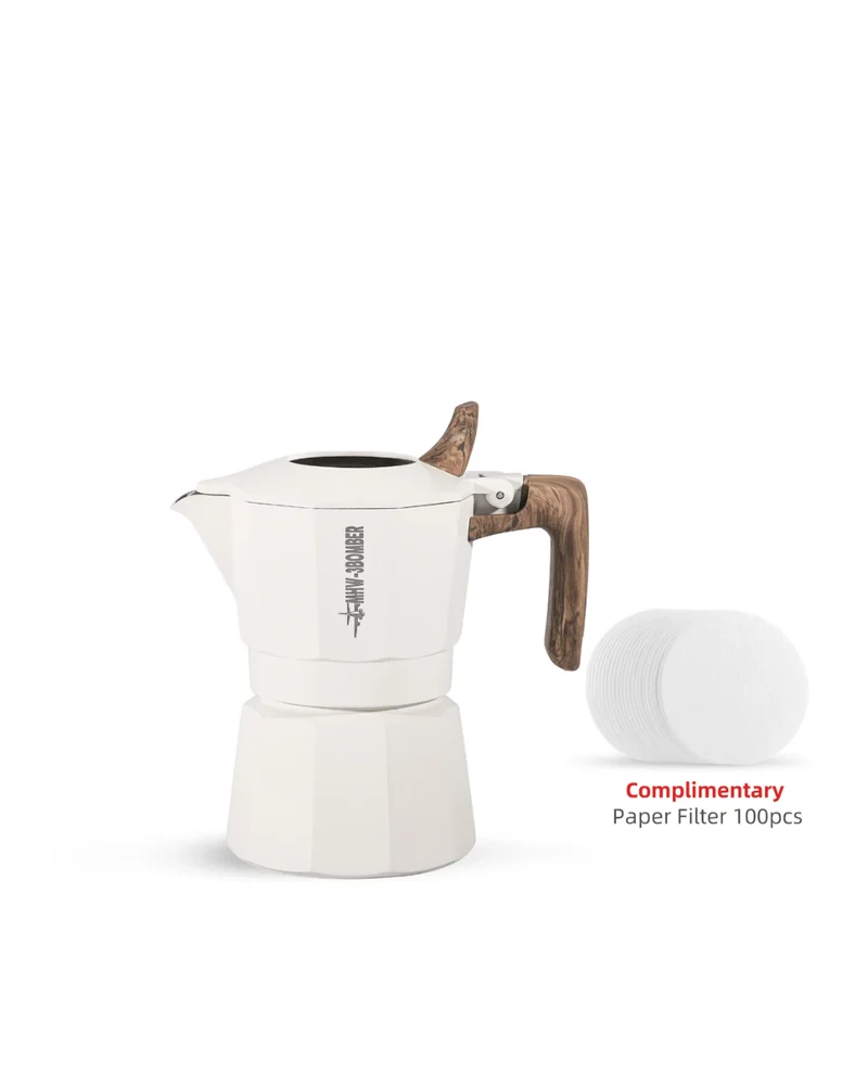 Double Valve Moka Pot – 100ml by MHW-3BOMBER