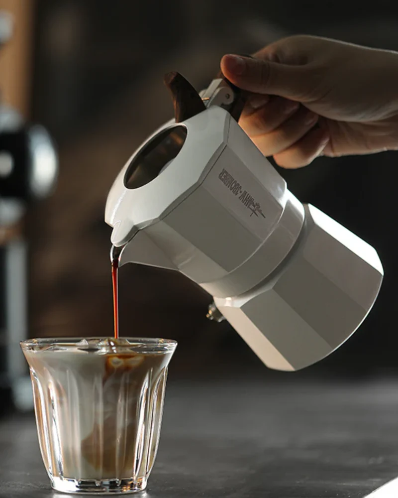 Double Valve Moka Pot – 100ml by MHW-3BOMBER