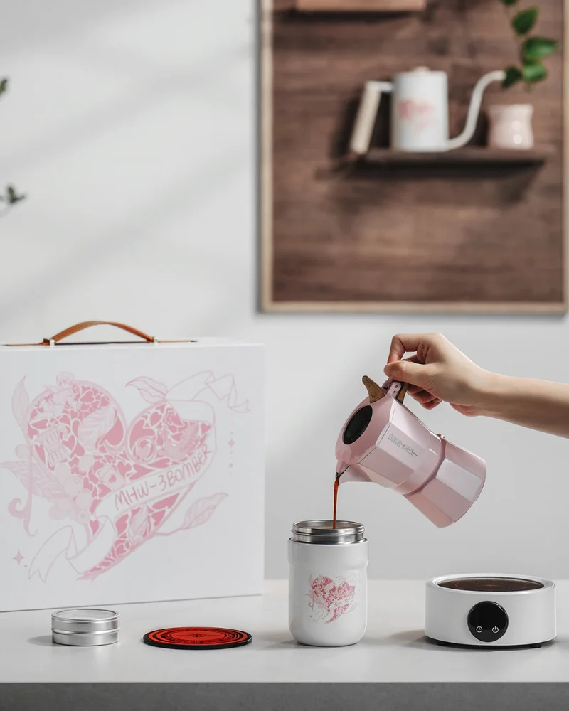 MHW-3BOMBER Flipped Moka Pot Gift Box – 5-Piece Set | (UK Version Available)