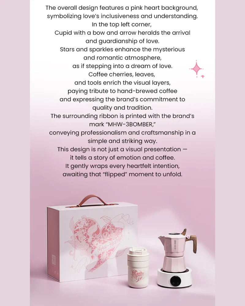 MHW-3BOMBER Flipped Moka Pot Gift Box – 5-Piece Set | (UK Version Available)