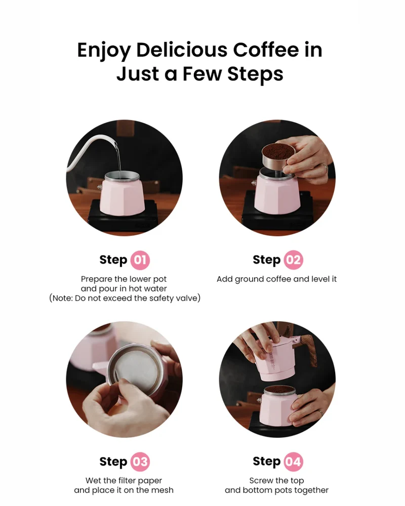 MHW-3BOMBER Flipped Moka Pot Gift Box – 5-Piece Set | (UK Version Available)