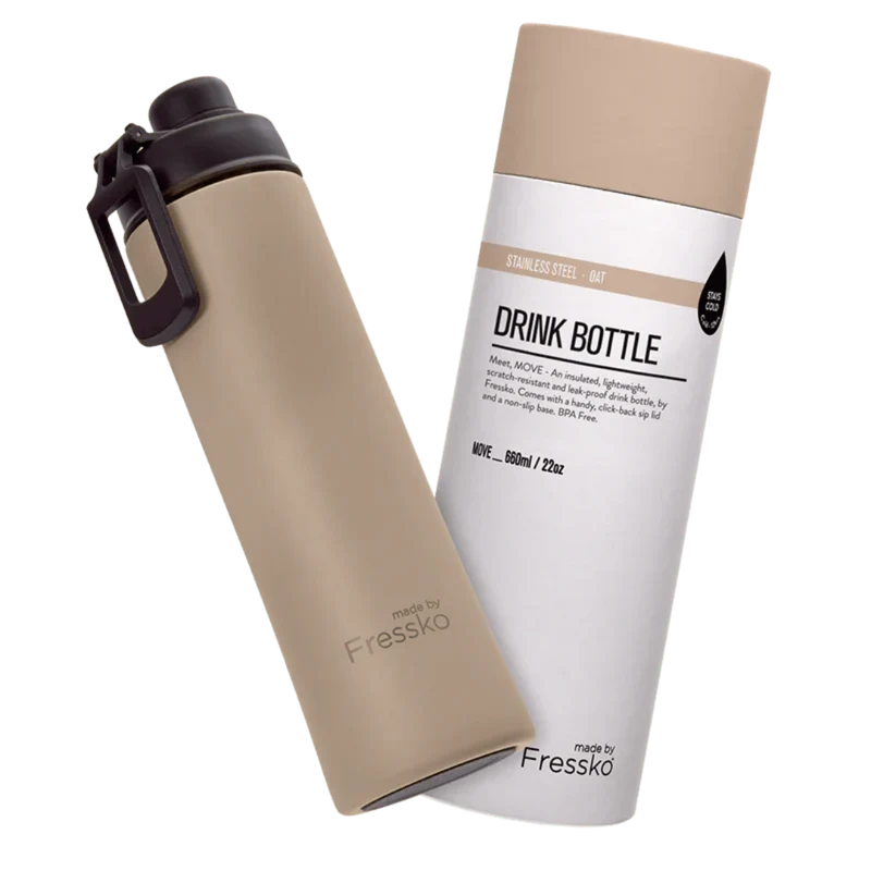 Fressko MOVE Bottle – 660ml / 22oz – Stainless Steel