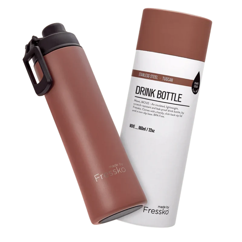 Fressko MOVE Bottle – 660ml / 22oz – Stainless Steel