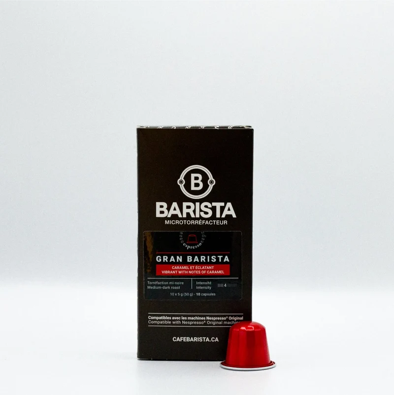Boîte de capsules Gran Barista (10 capsules)