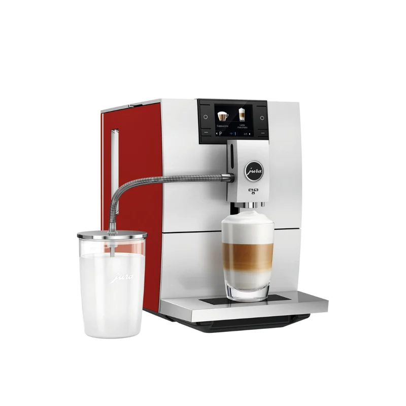 JURA ENA 8 Sunset Red Bundle Set