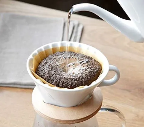 SNOW TOP by Iwaki coffee pot & Dripper set