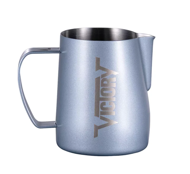 Victory - pichet à lait à lait inox bleu 350 ml