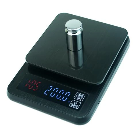 Barista Space Electronic 3Kg LCD Digital Drip Coffee Scale with Timer