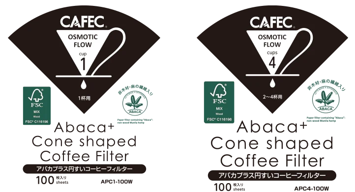 Cafec - Filtres Abaca+