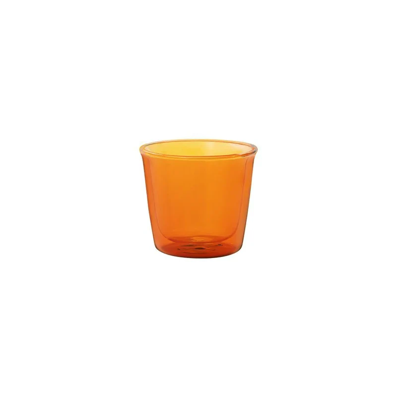 Kinto - Verre double paroi Sepia Ambré