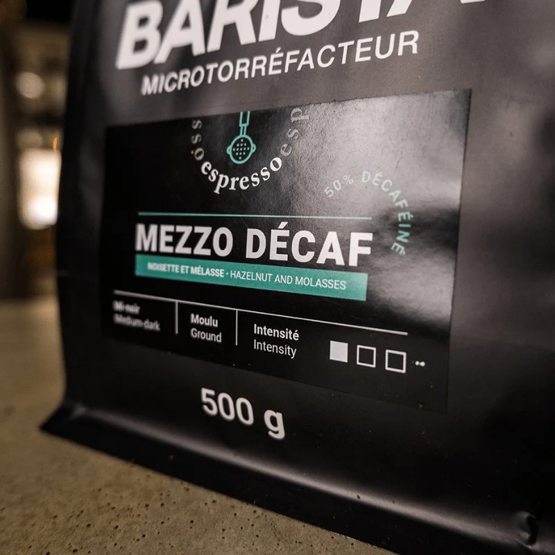 Mezzo décaf (50% décaféiné)