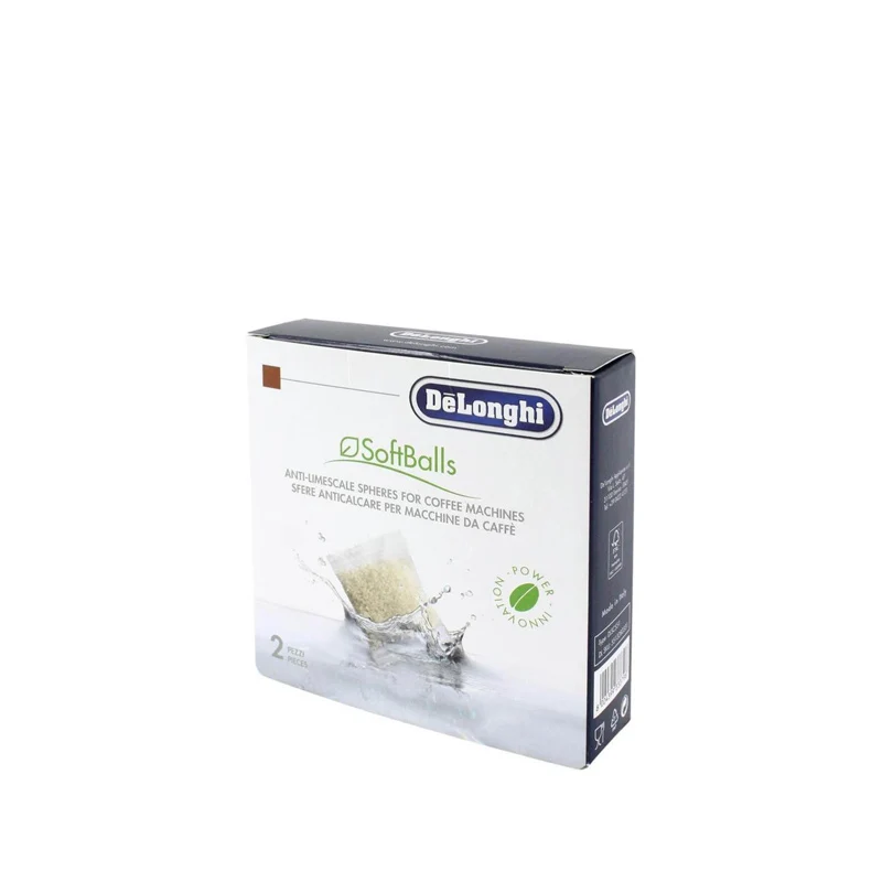 Filtre à Eau Softballs DLSC551 pour machine à café - 2 Filtres | DELONGHI
