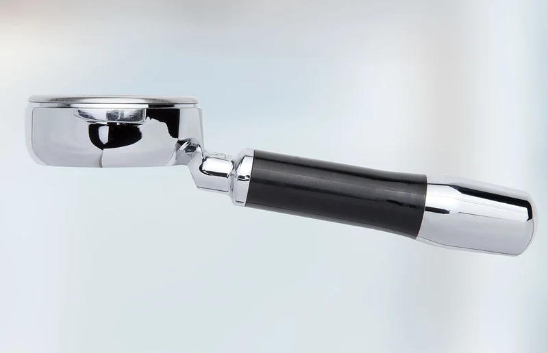 ECM - Porte-filtre sans fond en laiton / acier inoxydable
