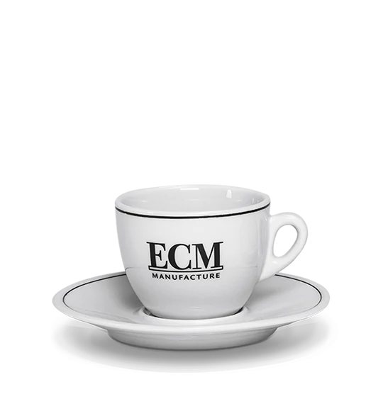 ECM - Tasse à cappuccino avec soucoupe